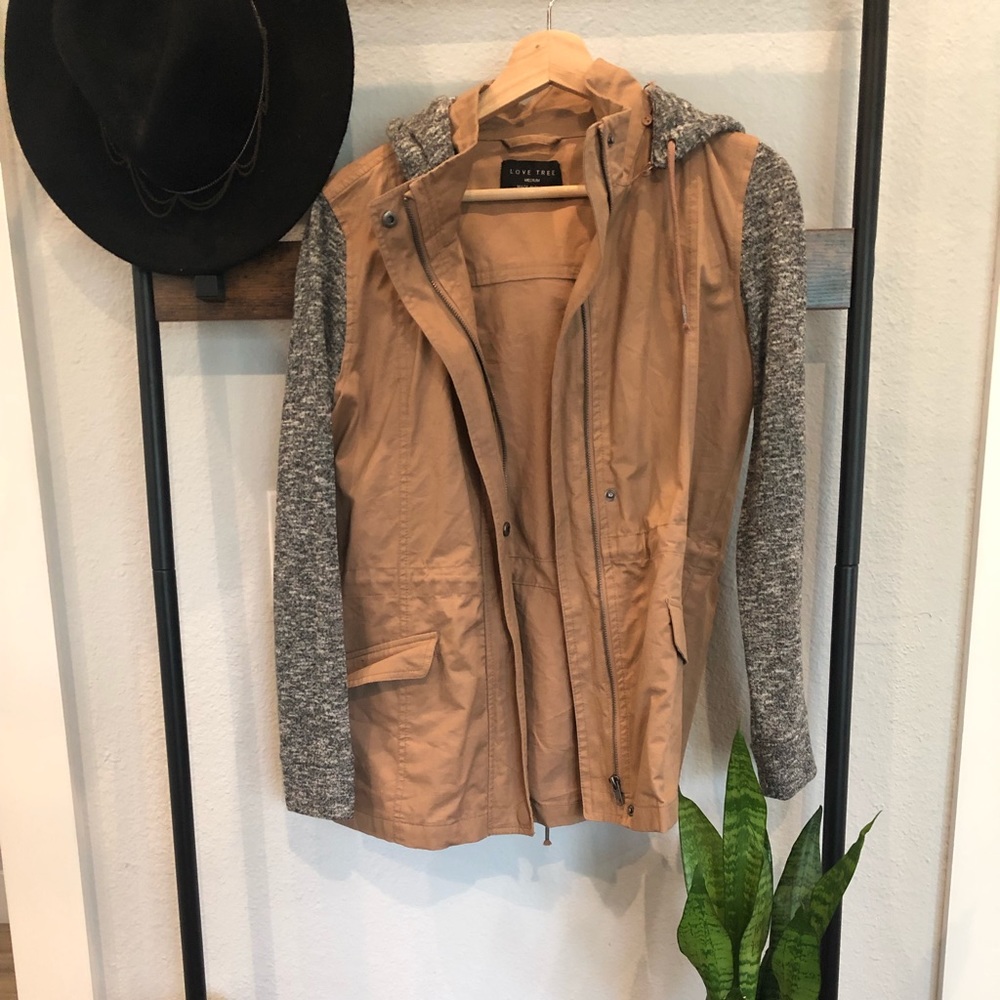 Rose and heather slate summer hiking jacket